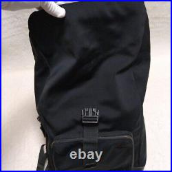 TUMI Harrison Oak Roll Top Backpack, Large Capacity, Black, Popular Model, RARE