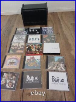 The Beatles Box Set 16x CDs Wooden Roll Top Box Bread Bin