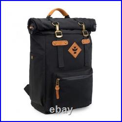 The Drifter Rolltop Backpack Odour Proof Bag by Revelry Black