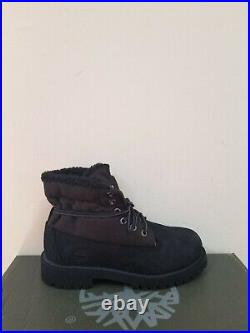 Timberland Kids Premium Roll-Top Fleece Boots with Faux Shearling NIB