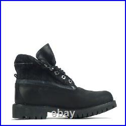 Timberland Men's Roll Top Black Boots UK 6.5