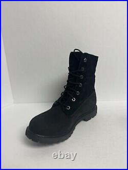 Timberland Womens Authentics Waterproof Roll Top Boot Black Size 8.5 M