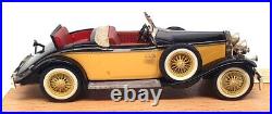 Top Marques 1/43 Scale GS8 1931-32 Rolls Royce Phantom II Open YellowithBlack