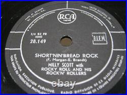 Top rarity! Milly scott with rocky roll and his rock'n roller-listen-rca be-EX