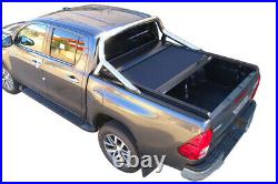 Toyota Hilux (Revo) Tesser Roller Shutter Black Roll Top Tonneau Cover