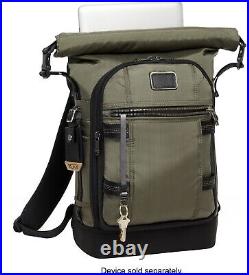 Tumi Alpha Bravo Ally Roll Top Backpack Green