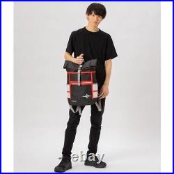 Ultraman Dyna Super GUTS Roll Top Backpack Bag Black Bandai Japan Limited