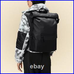 Unisex Rains Waterproof Trail Rolltop Backpack, Black. New With Tag NWT