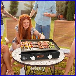 VEVOR Countertop Commercial Gas Griddle Flat Top Grill Hot Plate Restaurant