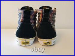 Vans Kiss Rock and Roll Over Hi-Top Men's Size 11.5 Shoes High Top Off The Wall
