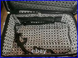 Vera Bradley Night And Day? Expandable Rolling Suitcase With Top & Side Handle