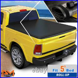 Vinyl Soft Top Roll-up Clamp-On Tonneau Cover for 19-22 Ford Ranger 5' Short Bed