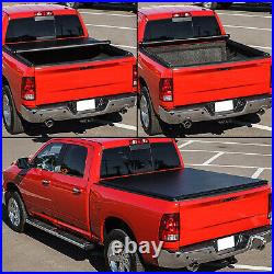 Vinyl Soft Top Roll-up Tonneau Cover Assembly for 19-21 Ram 1500 6.5' Short Bed