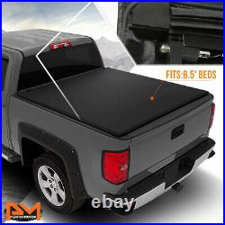 Vinyl Soft Top Roll-up Tonneau Cover for 04-14 Ford F150 with Fleetside 6.5ft Bed