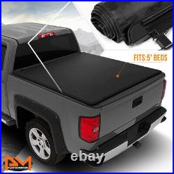 Vinyl Soft Top Roll-up Tonneau Cover for 15-19 Colorado/Canyon Fleetside 5ft Bed