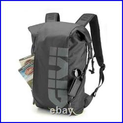Waterproof Backpack, 20l, Closing Roll Top, Black, for Motocilclisti GIVI ea148