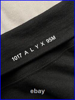 XL 1017 Alyx 9SM Oversize Black Long Sleeve Roll Neck Turtleneck Top Visual NEW