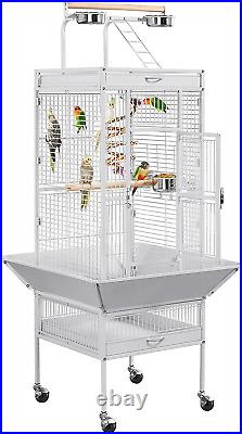 Yaheetech Parrot Cage156Cm Large Bird Cage with Open Top/Stand/Rolling Wheels fo