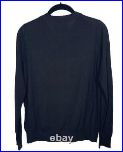 Zadig & Voltaire Miss Camo Rock Strass Womens Sweater L Black Stud $348